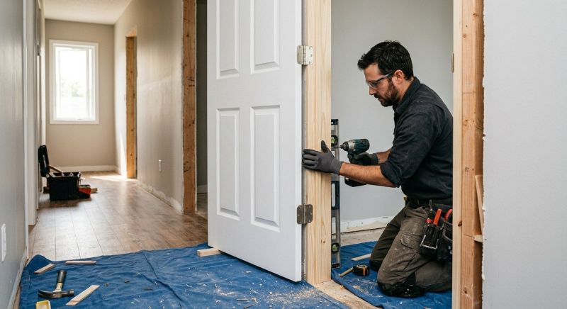 Interior Door Installation project example